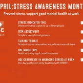 The HSE has compiled a list of resources to assist employers and workers during Stress Awareness Month