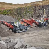 C&R Developments selected a Sandvik QJ341 mobile jaw crusher and a QH332 mobile cone crusher as their first items of crushing machinery