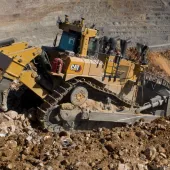 The new Cat D10 dozer