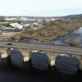 BAM, the Environment Agency and Tarmac have trialled the use of two low-carbon concretes in permanent works on the Hexham Flood Alleviation Scheme