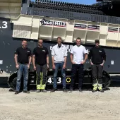 The Mineralteknikk team with a new MDS M413 rock trommel