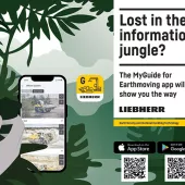 Liebherr have launched the MyGuide for Earthmoving app
