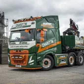 Aylestone Transport have taken delivery of a special Volvo FM 540 6x2 tractor unit for use as part of their work with Aggregate Industries’ commercial hard landscaping division, Charcon 
