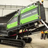 The new Terex-designed Caiman 150 shredder from EvoQuip