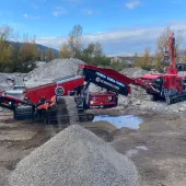 Screencore crushing and screening train turns C&D waste into profit