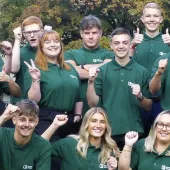 Part of this year’s intake of graduate management trainees and higher apprentices at Heidelberg Materials