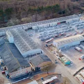 Coltman Precast’s 9.25-acre production facility in Sutton Coldfield