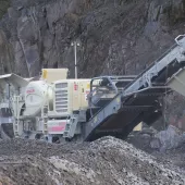 Lokotrack LT116 jaw crusher