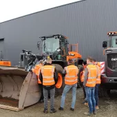 Trainees gather at Develon’s new European training centre in France