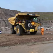 Finning sourced, fully prepared, and managed the delivery of 18 Cat machines to Glensanda, and delivered full operator training on site