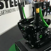 Steelwrist's latest XTR20 tiltrorator on display 