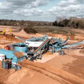 The new CDE wash plant at Mick George Group’s Mayton Wood Quarry