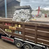 Aggregate Industries have partnered with Brown Recycling who process ‘pitcher waste’