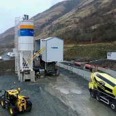 A&L McCrae’s new SEMIX concrete batching plant at Clachan Quarry