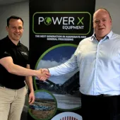 L–R: Luke Talbot, managing director of PX Equipment, and Mark Ferguson, regional sales manager at Powerscreen