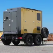 The new PU130 mobile battery energy storage system from Volvo CE and Portable Electric
