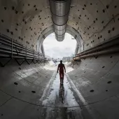 HS2 Chiltern Tunnel entrance looking south towards London. 	Photo: HS2