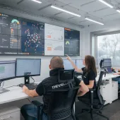 Part of the new Develon Uptime Centre in Prague