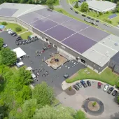 Aerial view of Steelwrist’s new North American headquarters in Connecticut, the US