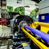 The new powertrain test facility expands Cummins’ current engine testing capabilities and will test full powertrains running on advanced diesel, natural gas, zero-carbon hydrogen fuel, and battery-electric technologies