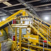 Britaniacrest’s new Kiverco C&D waste-recycling plant has a maximum rated capacity of 60 tonnes/h 