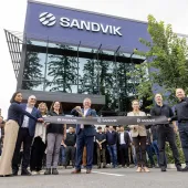 The official opening of Sandvik’s new, state-of-the-art distribution centre in Surrey, near Vancouver