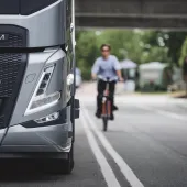 Volvo Trucks are introducing two safety systems focusing on protecting pedestrians and cyclists