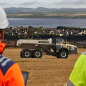 Using Haul Track telematics, site managers keep track of data from a Rokbak RA30 ADT in real time