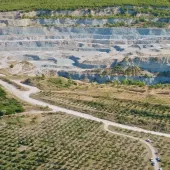 St Juraj - St Kajo Quarry in Croatia, where drones are being used to distribute native seeds in hard-to-reach areas