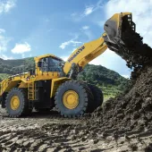 The WA700-8 is the newest addition to Komatsu’s line-up of wheel loaders for quarry and aggregate operations