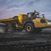The new-generation Volvo A35 articulated hauler