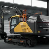 The new-generation Volvo EC230 Electric is now capable of a full day of operation on a single charge