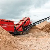 Tennants’ new Finlay 684 inclined screener at Lhanbryde Quarry
