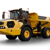 The new 29-tonne Volvo A30 Electric articulated hauler