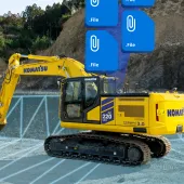 Komatsu’s Smart Construction Remote will now be available as a standard with all purchases of Komatsu-branded guidance and control systems, including on the newly launched PC220LCi-12 excavator
