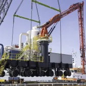 Delivery of the new Van Aalst ship unloader at Invicta’s Sheerness terminal, in Kent