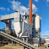 The upgraded Colas asphalt plant in Djeld