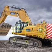 Breedon’s new Caterpillar 395 excavator 