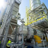 The new facility in Górażdże processes recycled concrete paste (RCP) recovered at the company’s first-of-its-kind recycling plant in Katowice, Poland