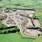 Aerial view of Tendley Quarry extension