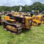 Many members of ACMOC brought their heritage Cat machines along to the TractorFest exhibition