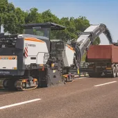 Thanks to its high daily output, the W 210 XF large milling machine from Wirtgen can handle a wide range of applications