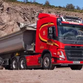 Campbell Contracts have acquired a Volvo FM 500 6x2 tag axle tractor unit, plated for 65- tonne GCW operation