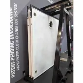 McLanahan’s new QUICKCHANGE rapid filter cloth changeout system 