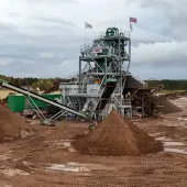 The new MEP plant at Angle Park Sand & Gravel’s Melville Gates Quarry, in Fife