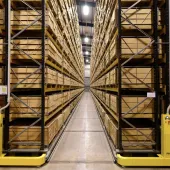 BGS Core Store in Keyworth, part of the National Geological Repository. Image: BGS © UKRI