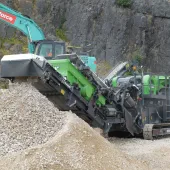 The new Bison 220R compact jaw crusher from EvoQuip