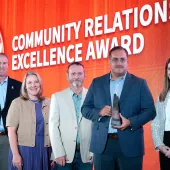 Amrize’s Honey Island Sand & Gravel site earned the top Community Relations honour