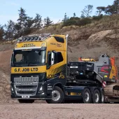 G.F. Job have continued their transition to Volvo Trucks with the arrival of a new Volvo FH16 780 Globetrotter XL 6x4 150-tonne tractor unit