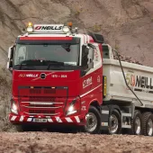 Finbarr O’Neill have taken delivery of an FH 500 10x4 tipper to mark the company’s 50th year in business 
